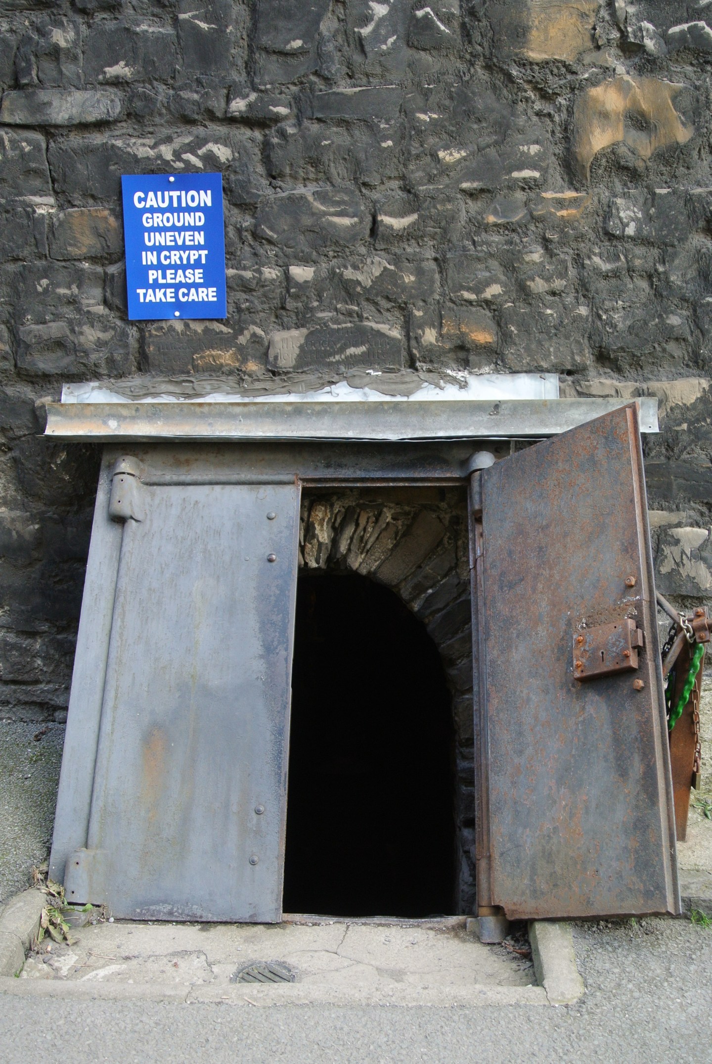 St Michan's Church, Dublin. Vault entrance