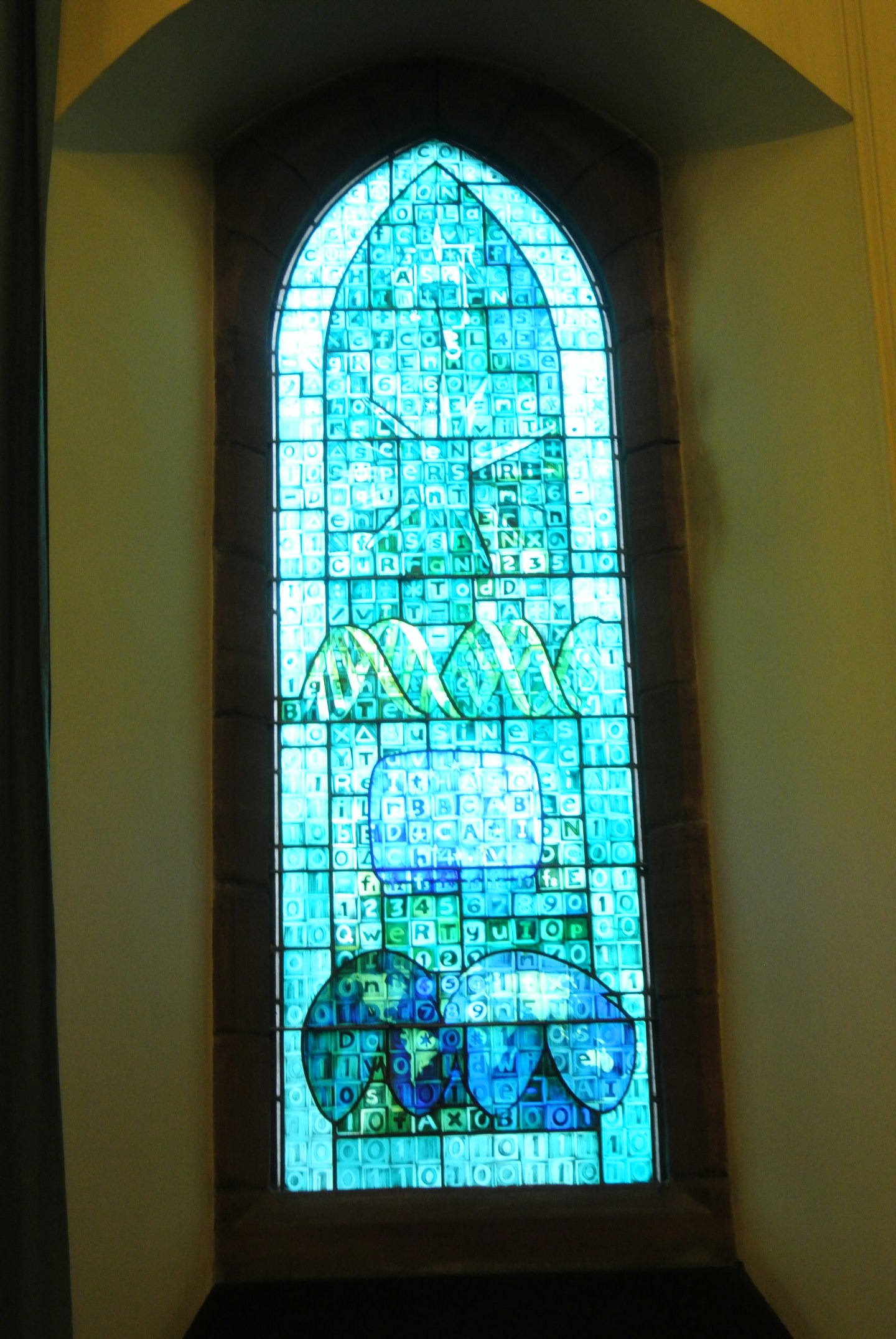 Stained glass by John Clark: Barony