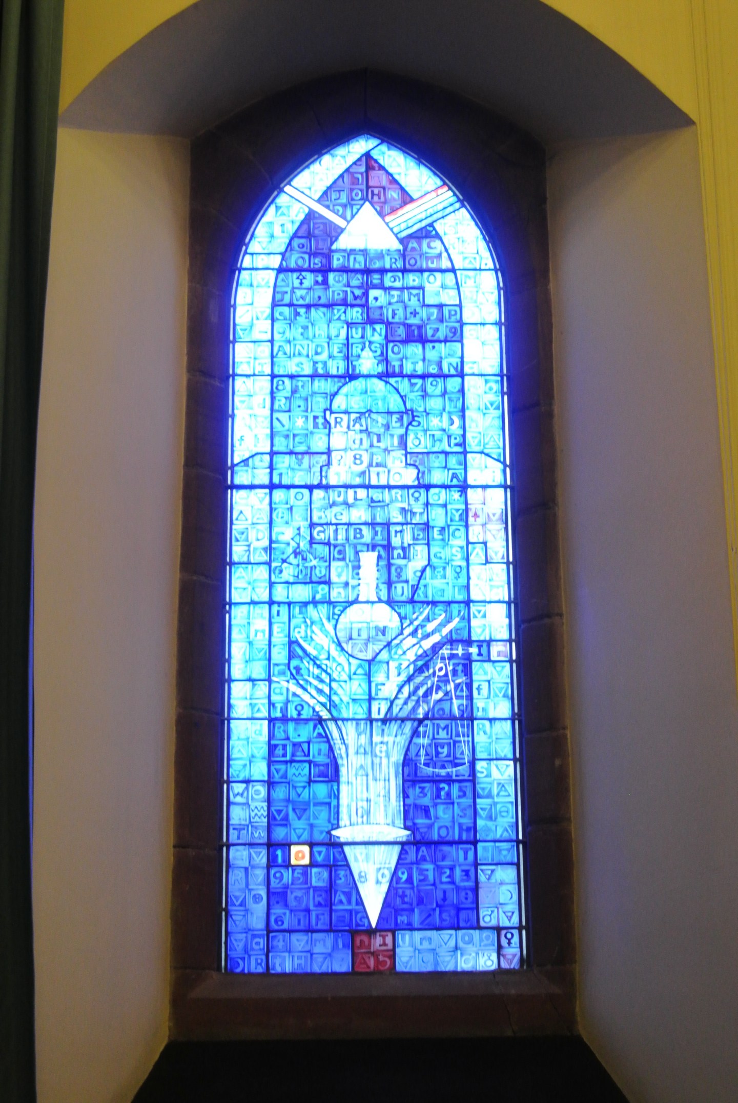 Stained glass by John Clark: Barony
