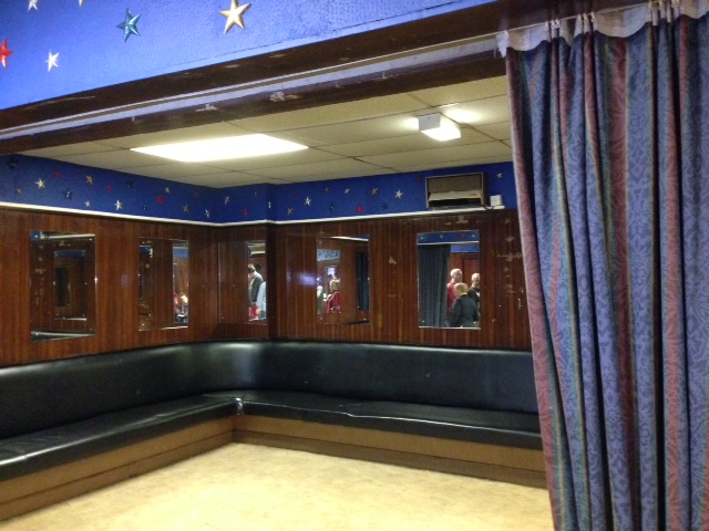 Backstage at the Barrowland