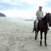 Cape Tribulation – John riding&nbsp;Popeye