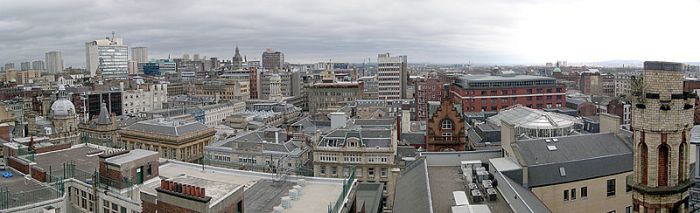 Glasgow city centre panorama from Lighthouse tower by Tomek Augustyn from Glasgow, UK (let Glasgow flourish) CC BY-SA 2.0 (http://creativecommons.org/licenses/by-sa/2.0), via Wikimedia Commons