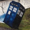 Police box mural