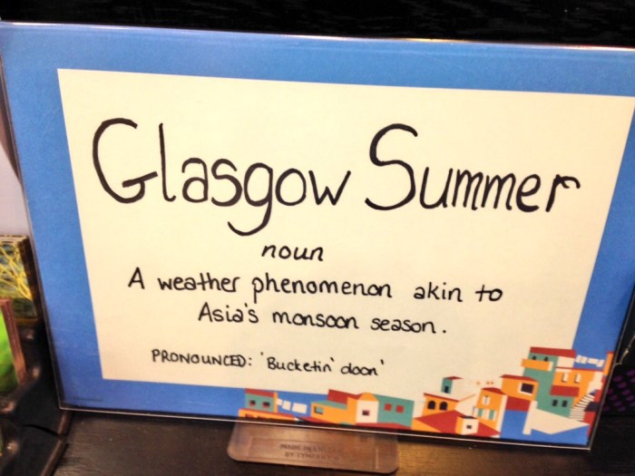 Spotted in Waterstones, Sauchiehall Street