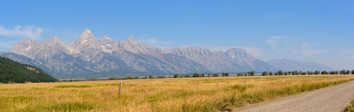 The Tetons from Mormon Row