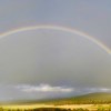 Rainbow over Nethy&nbsp;Bridge