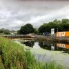 Canal bridge at Claypits under&nbsp;construction