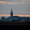 Glasgow University from Forth and Clyde&nbsp;Canal
