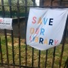 Whiteinch Library protest