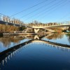 Stockingfield Bridge reflections