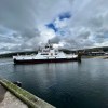 CalMac ferry (Loch Shira) leaving&nbsp;Largs