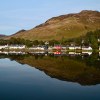 Dornie reflected in Loch&nbsp;Long