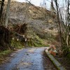 Road above Deil’s Cauldron, Dec&nbsp;2024