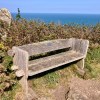 Jersey coastal bench